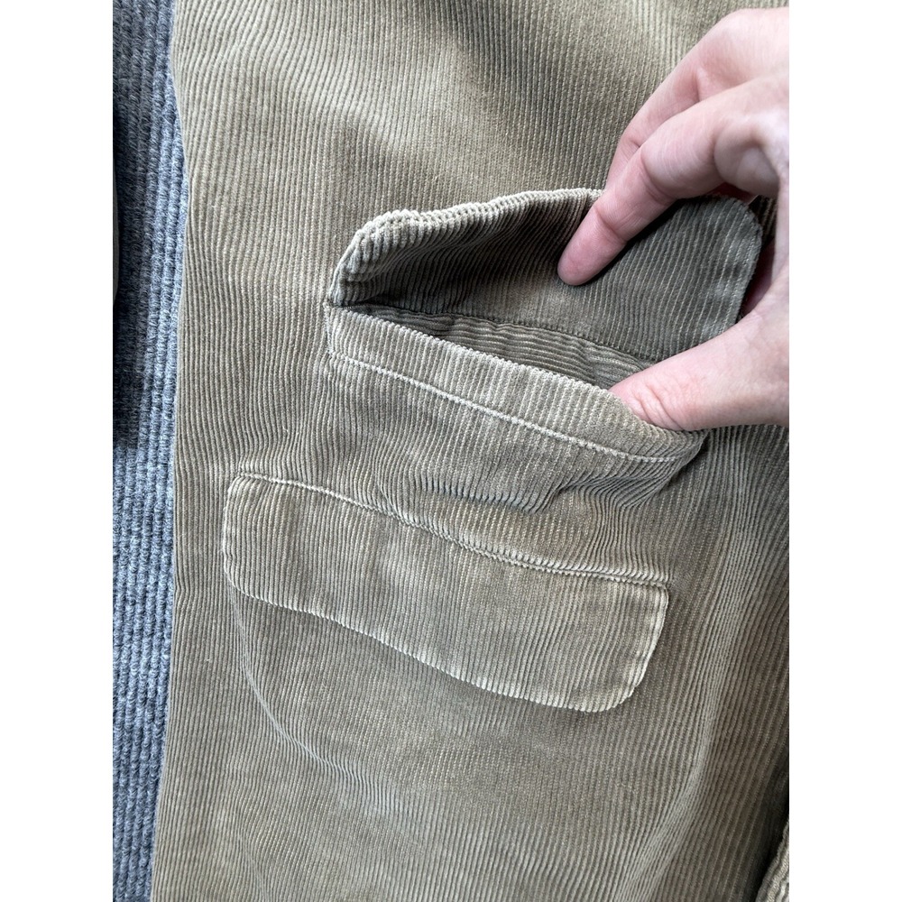 Basic Options Blazer Mens Large Brown Corduroy Ja… - image 6